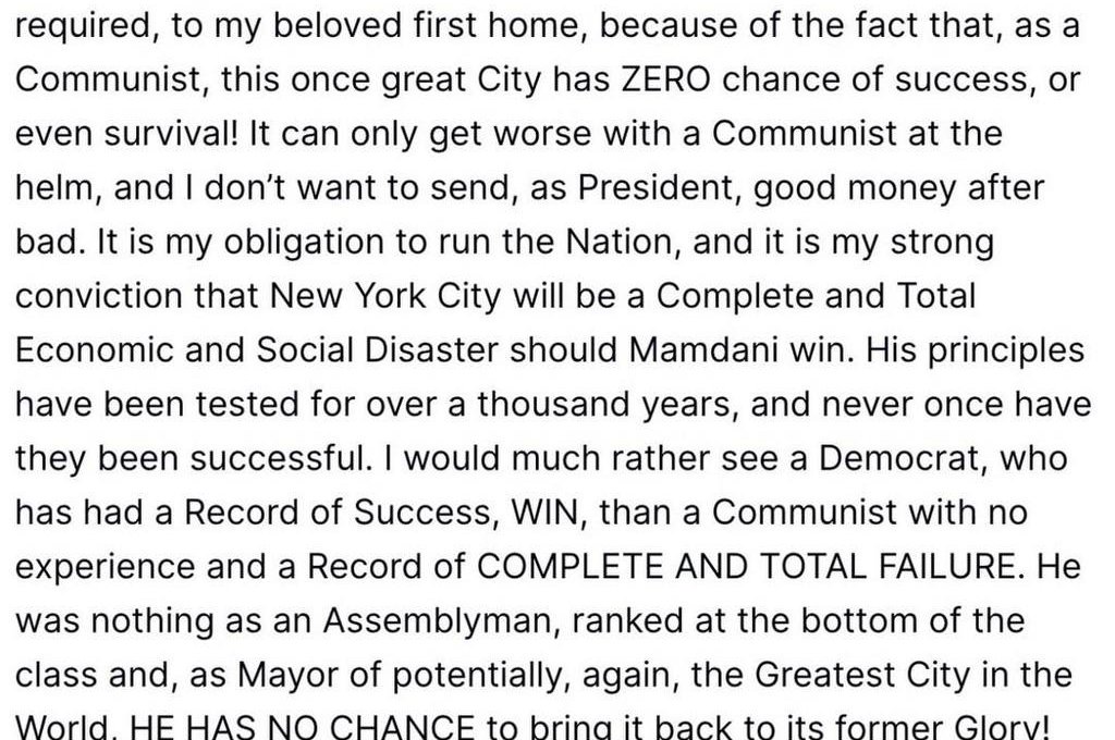 В Нью-Йорке началась битва за души. Трамп — против мэра-коммуниста